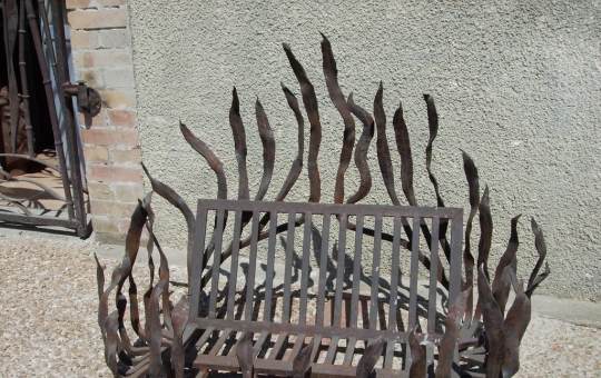 Grille à feu-